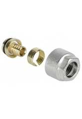 Фитинг компрессионный евроконус 16х2,2 х 3/4" Valfex для труб PEX, PE-RT