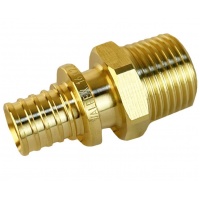 Переходник 16мм х 1/2"нр Valfex аксиальный для труб из сшитого полиэтилена