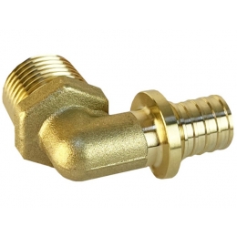 Угольник 16мм х 3/4"нр Valfex аксиальный для труб из сшитого полиэтилена