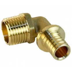 Угольник 16мм х 3/4"нр Valfex аксиальный для труб из сшитого полиэтилена