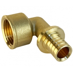 Угольник 20мм х 3/4"вр Valfex аксиальный для труб из сшитого полиэтилена