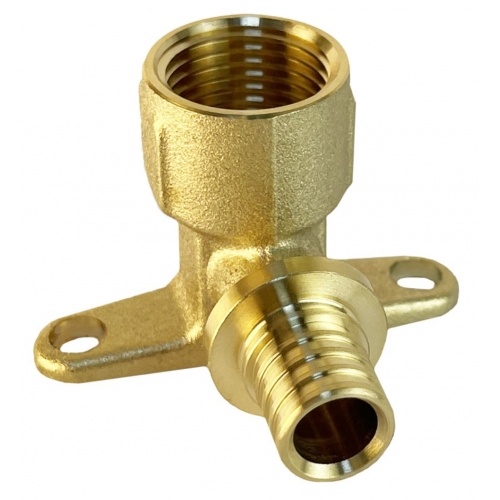 Угольник 16мм х 1/2"вр Valfex аксиальный с креплением для труб из сшитого полиэтилена купить в интернет магазине Санрай73