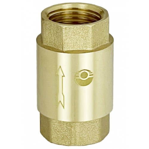 Клапан обратный 1"вр Valfex пружинный муфтовый с латунным штоком купить в интернет магазине Санрай73