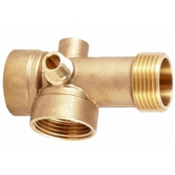 Штуцер 5-выводной Valfex 1*1*1*1/4*1/4 г*г*ш*г*ш, 110 мм