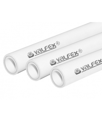 Труба 25х4,2 мм Valfex PP-R белый, PN 25, SDR 6, алюминий