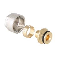 Фитинг компрессионный евроконус 16х2,2 х 3/4" Valtec для труб PE-X; PE-RT