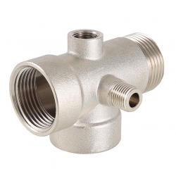 Пятиходовое соединение для насоса, 1"х80мм