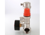 Группа безопасности 1" Valtec c воздухоотводчиком, предохранительным клапаном и манометром