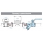 Кран-фильтр шаровой 1/2"ВР/ВР 500 мкм Valtec рукоятка стальная красная