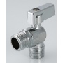 Кран шаровой угловой 1/2"НР/НР Valtec для подключения сантехприборов