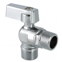 Кран шаровой угловой 1/2"НР/НР Valtec для подключения сантехприборов