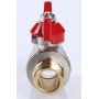 Кран шаровой 3/4"ВР/НР Valtec Base полнопроходной, бабочка красная
