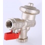 Кран шаровой с фильтром и редуктором давления 1/2"вр Valtec 600 мкм, PN16, 3,4 бар