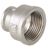 Муфта переходная Valtec 1"вр х 1/2"вр никелированная
