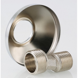 Эксцентрик для смесителя c декоративной чашкой S3/4Mx1/2M Valtec