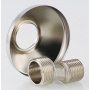 Эксцентрик для смесителя c декоративной чашкой S3/4Mx1/2M Valtec