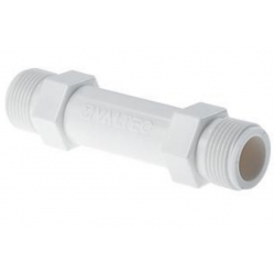 Вставка ремонтная для счетчика воды Valtec DN20, 1"нр, длина 105мм, нейлон