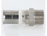 Соединение 16мм x 3/4"нр пресс Valtec для металлопластиковых труб