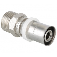 Соединение 16мм x 3/4"нр пресс Valtec для металлопластиковых труб