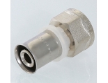 Соединение 20мм x 1/2"вр пресс Valtec для металлопластиковых труб