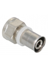 Соединение 20мм x 1/2"вр пресс Valtec для металлопластиковых труб