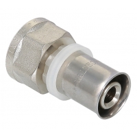 Соединение 20мм x 1/2"вр пресс Valtec для металлопластиковых труб