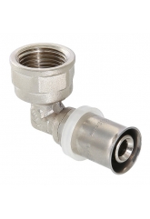 Угольник 20мм x 1/2"вр пресс Valtec для металлопластиковых труб