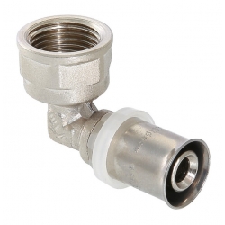 Угольник 16мм x 3/4"вр пресс Valtec для металлопластиковых труб