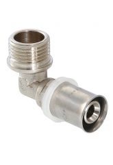 Угольник 16мм x 3/4"нр пресс Valtec для металлопластиковых труб