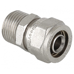 Соединение 16мм х 3/4"нр Valtec обжим для металлопластиковых труб