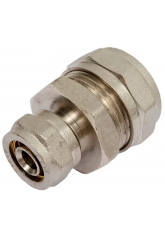 Соединение 32мм х 20мм Valtec обжимм для металлопластиковых труб