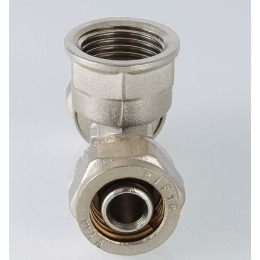 Тройник 16мм x 1/2"вр х 16мм Valtec обжим для металлопластиковых труб