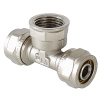 Тройник 20мм x 3/4"вр х 20мм Valtec обжим для металлопластиковых труб