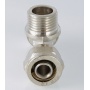 Тройник 20мм x 3/4"нр х 20мм Valtec обжим для металлопластиковых труб
