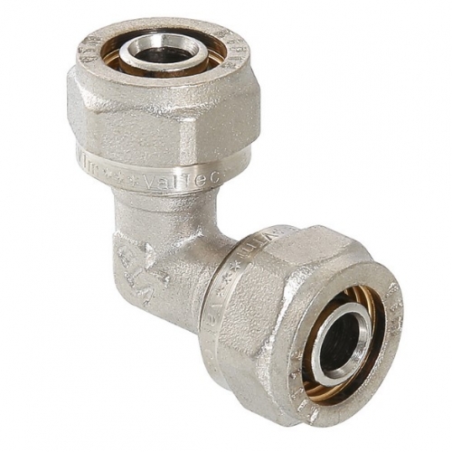 Угольник 20мм х 20мм Valtec обжим для металлопластиковых труб купить в интернет магазине Санрай73