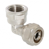 Угольник 26мм х 3/4"вр Valtec обжим для металлопластиковых труб