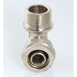 Угольник 26мм х 3/4"нр Valtec обжим для металлопластиковых труб