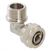 Угольник 26мм х 3/4"нр Valtec обжим для металлопластиковых труб