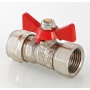 Кран шаровой 16мм цанга х 1/2"ВР VALTEC  бабочка, для металлопластика