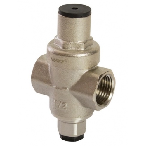 Редуктор давления поршневой под манометр 1/2"вр VRT PN16, 0.5-7 бар купить в интернет магазине Санрай73