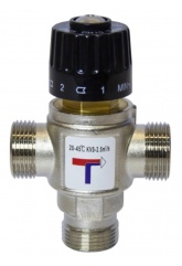 Термостатический смесительный клапан 1"нр VRT 20-45C, 2.5м3/ч  для ГВС и отопления