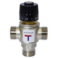 Термостатический смесительный клапан 1"нр VRT 20-45C, 2.5м3/ч  для ГВС и отопления