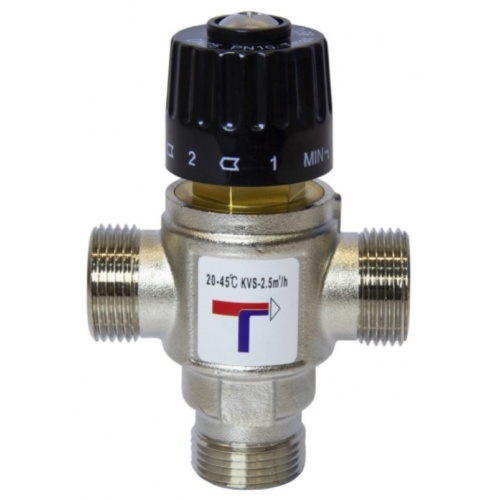Термостатический смесительный клапан 1"нр VRT 20-45C, 2.5м3/ч  для ГВС и отопления купить в интернет магазине Санрай73