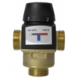 Термостатический смесительный клапан 1"нр VRT 20-50C, 2.5м3/ч  для ГБМ