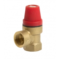 Клапан предохранительный 6bar 1/2"вр x 1/2"вр VRT для систем отопления