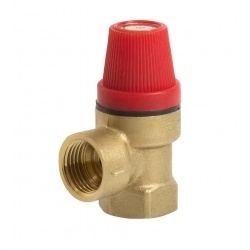 Клапан предохранительный 6bar 1/2"вр x 1/2"вр VRT для систем отопления