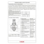 Редуктор давления поршневой под манометр 1/2"вр Vieir PN16, 1-4 бар