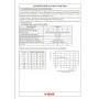 Кран шаровой со сгоном 1"ВР/НР Vieir EPDM угловой бабочка белая