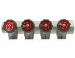 Коллектор регулирующий Vieir 1"x3/4"EK, с 4 отводами под евроконус, вентили