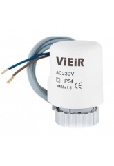 Сервопривод Vieir VR1122 для термостатических клапанов 230V нормально закрытый электротермический